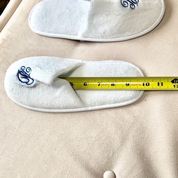 New Princess Cruise Line Monogram Terry Slippers - Picture 7 of 8